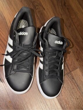 Adidas Grand Court 2.0 Black Cloudfoam Comfort GW9196 Sneaker Sz 8